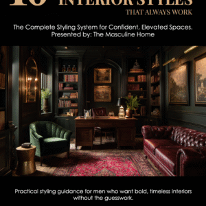 10 Masculine Interior Styles